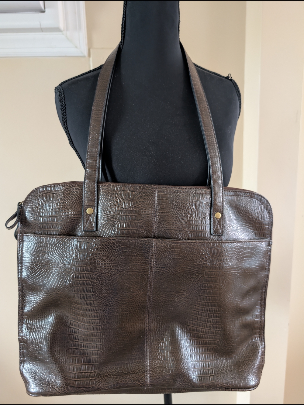 Bueno Brown Interior Organizer Tote